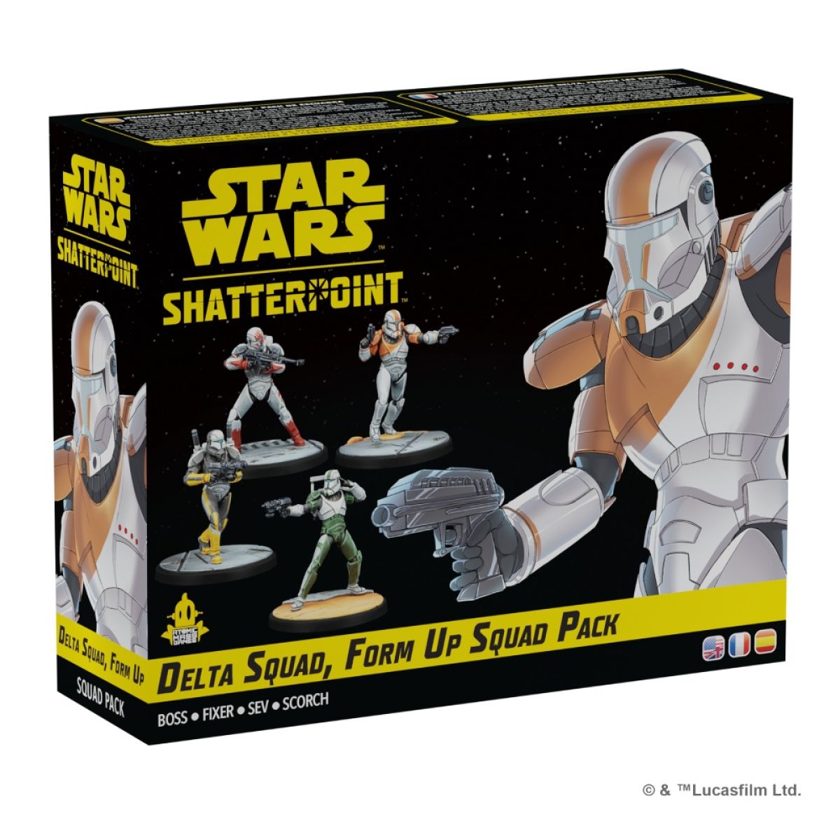 Shatterpoint – Delta Squad, Form Up Squad Pack (Pre-Order 14/11/25)