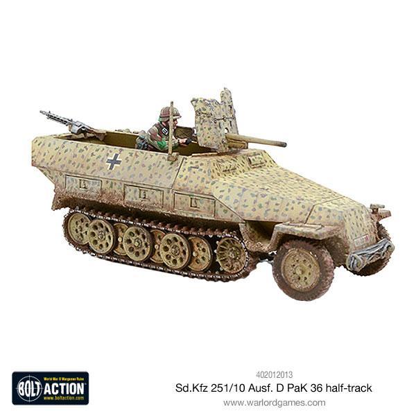 Sd.Kfz 251/10 ausf D (37mm Pak) Half Track (Box)