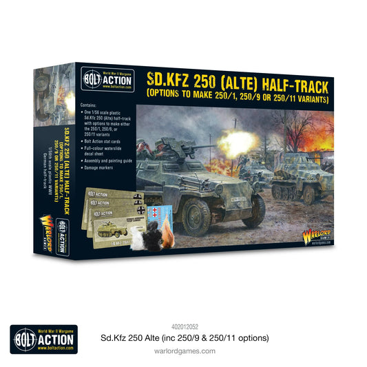 Sd.Kfz 250 (Alte) Half-Track (Options For 250/1, 250/9 & 250/11 Variants) (Box)
