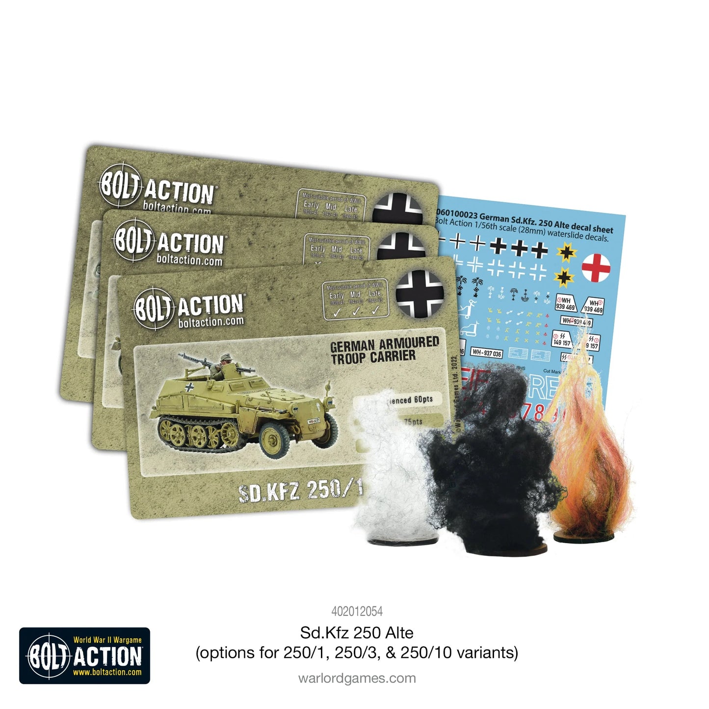 Sd.Kfz 250 (Alte) half-track (options to make 250/1, 250/3 or 250/10 variants) (Box)
