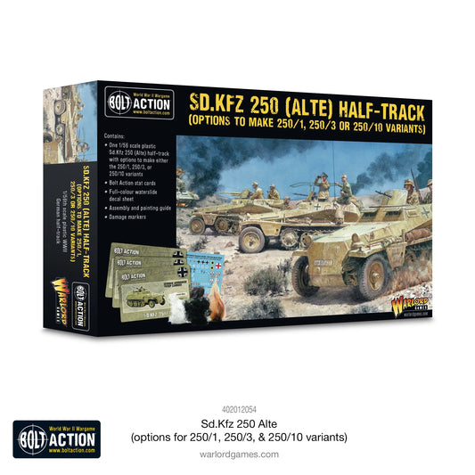 Sd.Kfz 250 (Alte) half-track (options to make 250/1, 250/3 or 250/10 variants) (Box)