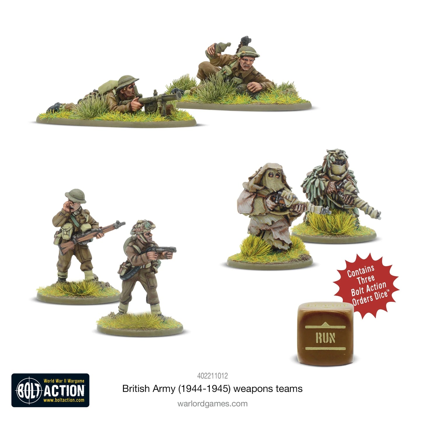 British Army (1944-45) Weapons Teams (Small Box)