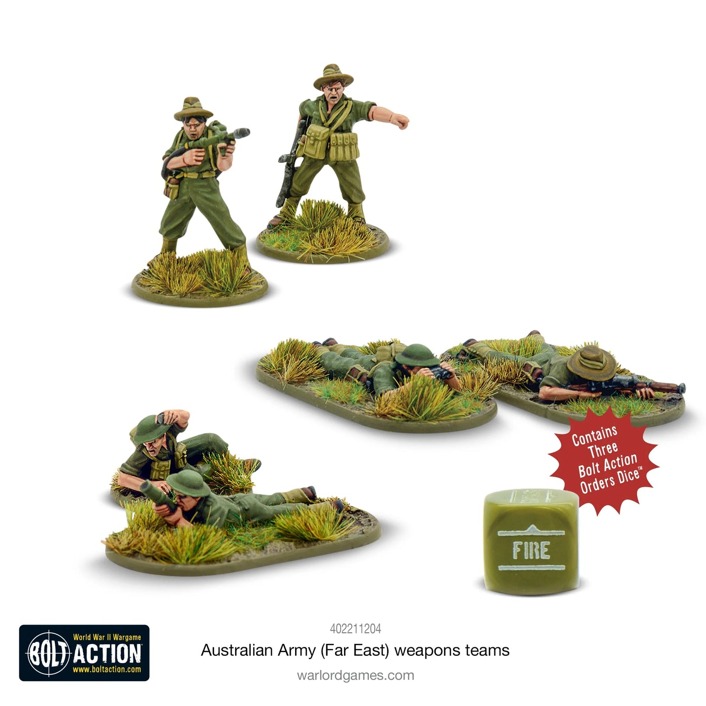 Australian Army (Far East) Weapons Teams (Small Box)