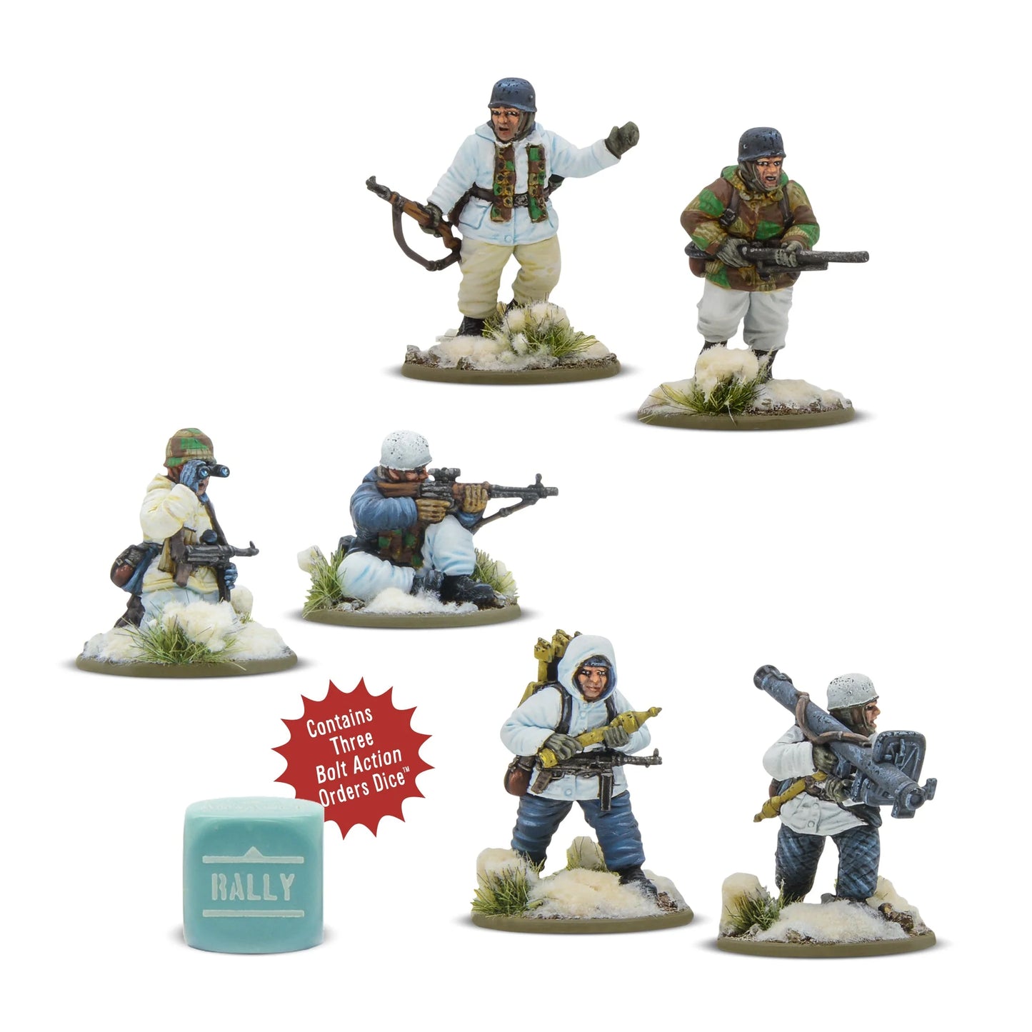 Fallschirmjäger (Winter) Weapons Teams (Extra Small Box)
