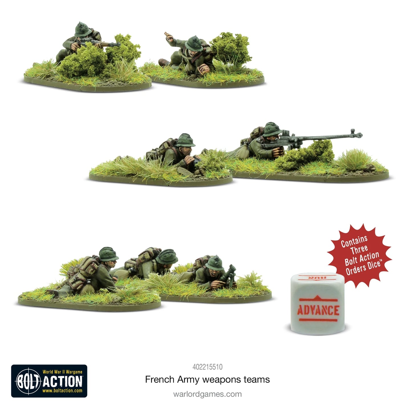 French Army Weapons Teams (Small Box)