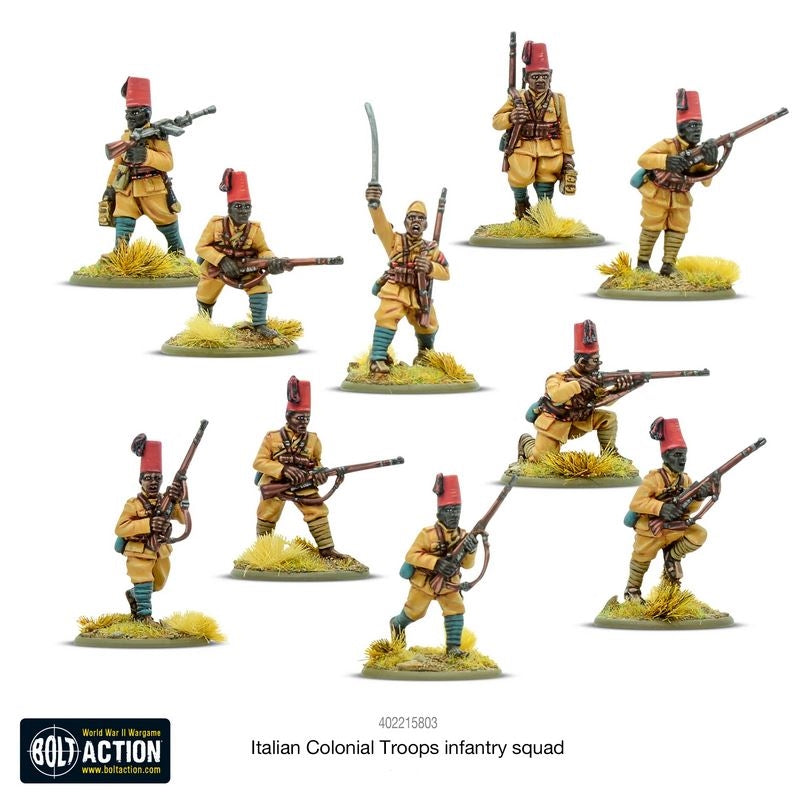 Italian Colonial Troops Infantry Section (Small Box)
