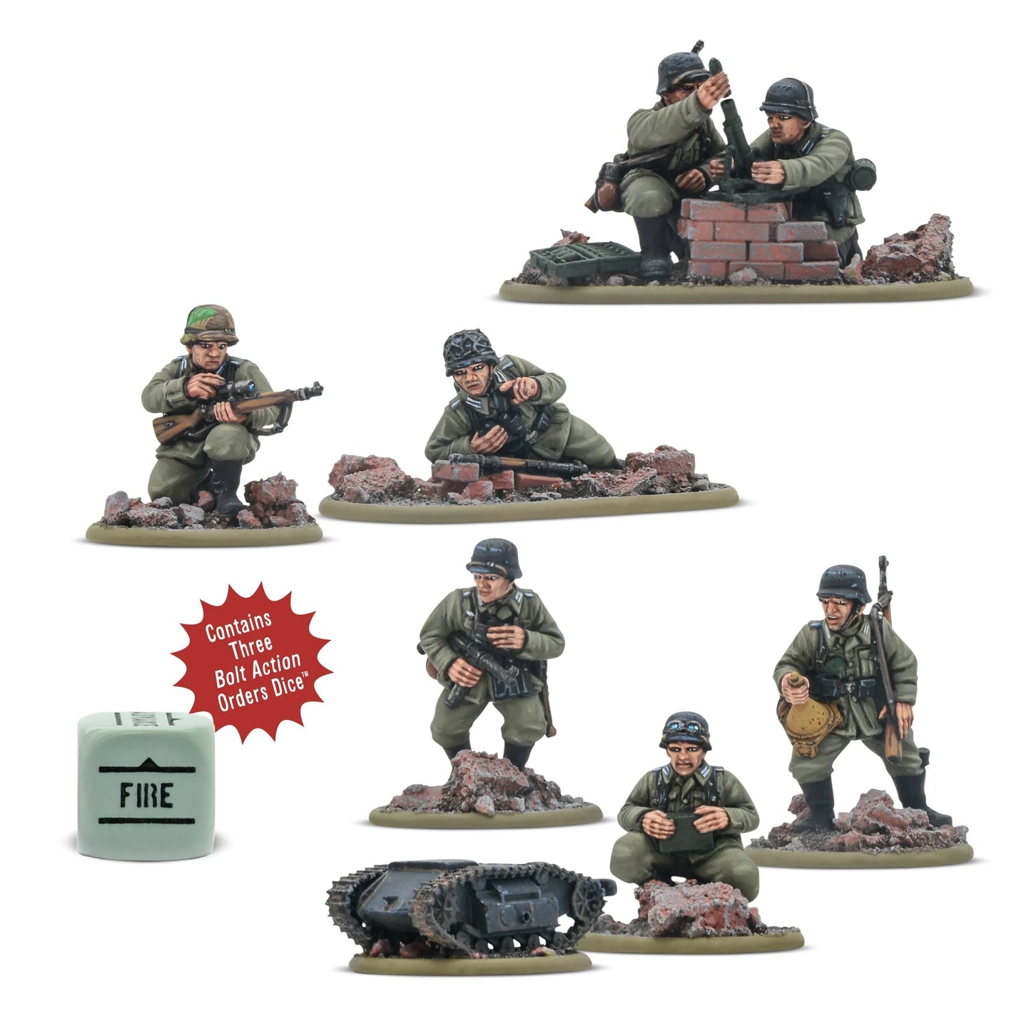 German Veteran Infantry Weapons Teams (Extra Small Box)
