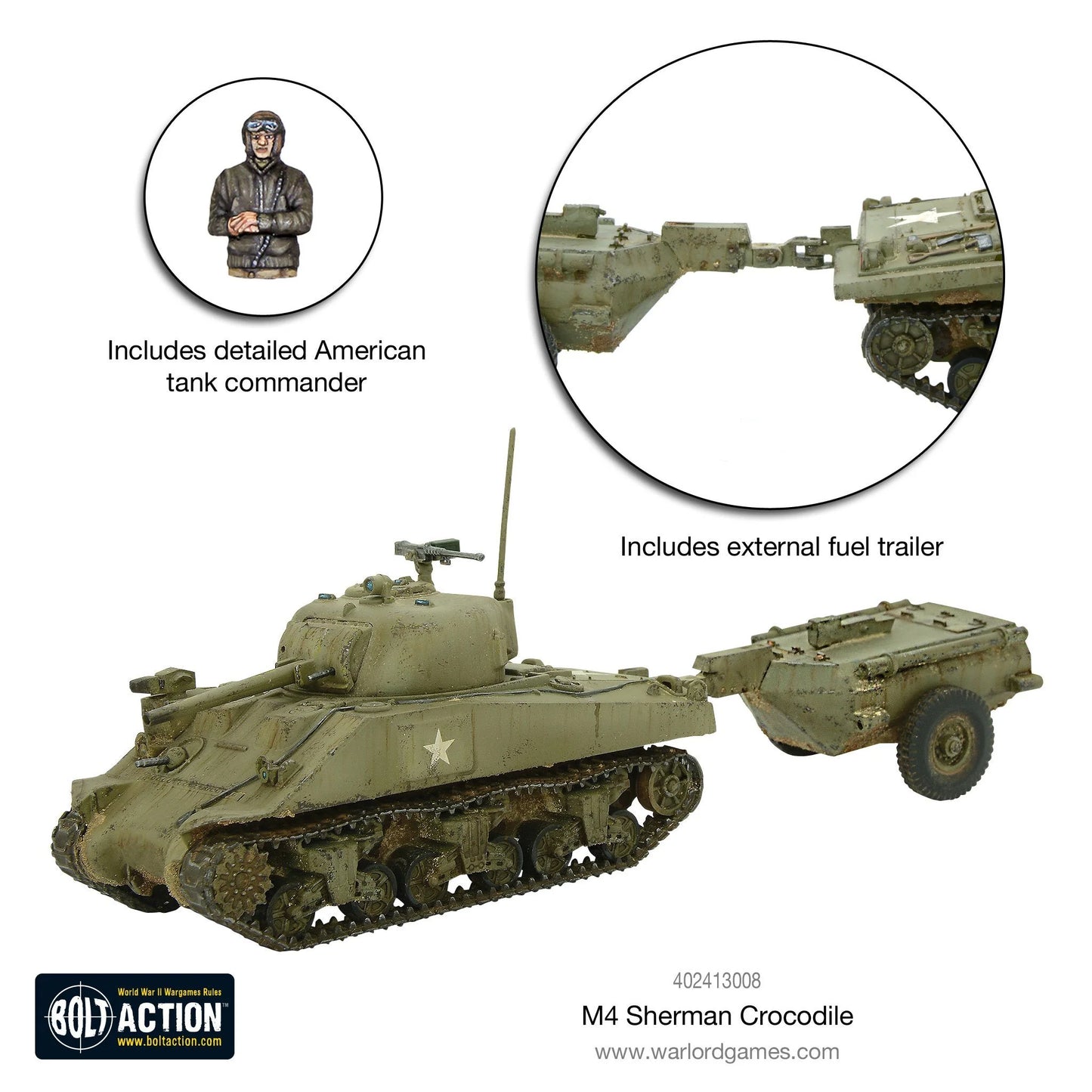 Sherman Crocodile flamethrower tank (Big Green Box)