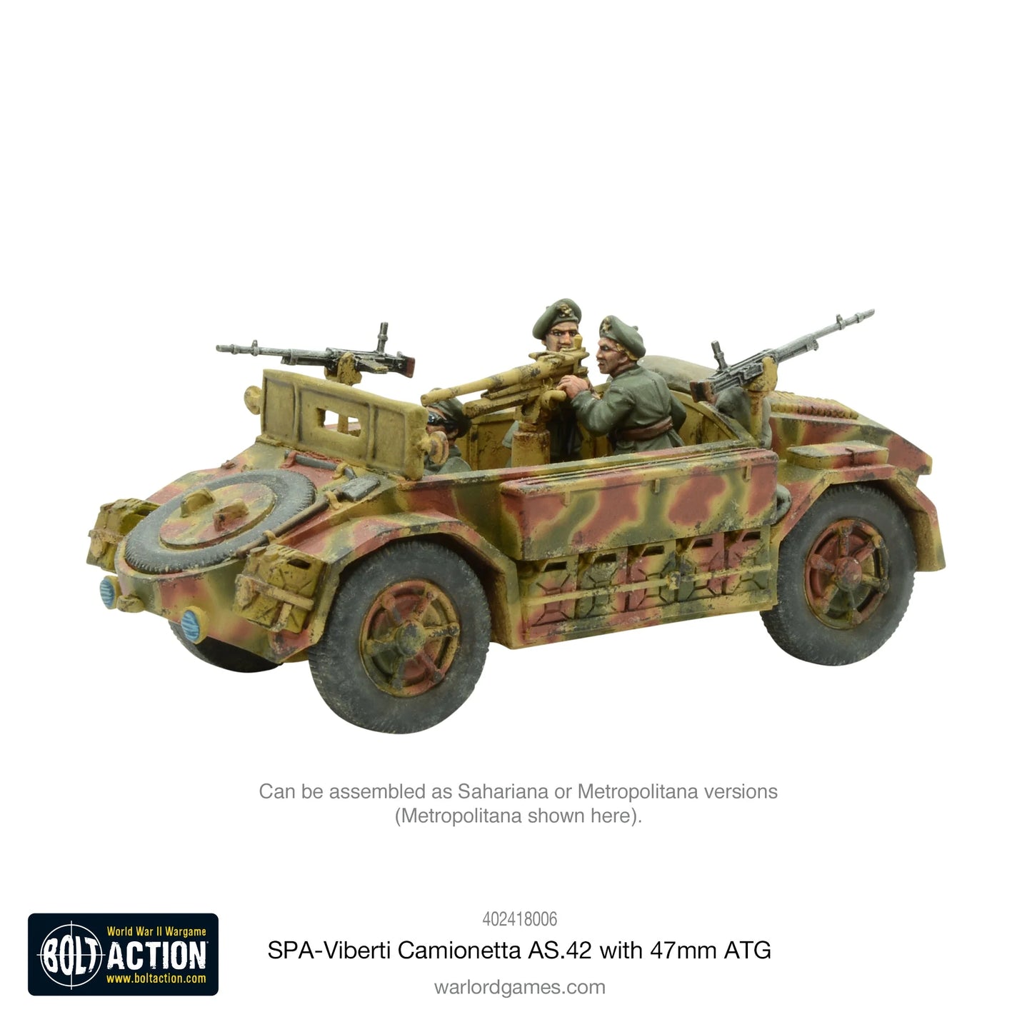 SPA-Viberti Camionetta AS. 42 with 47mm ATG (Pack)
