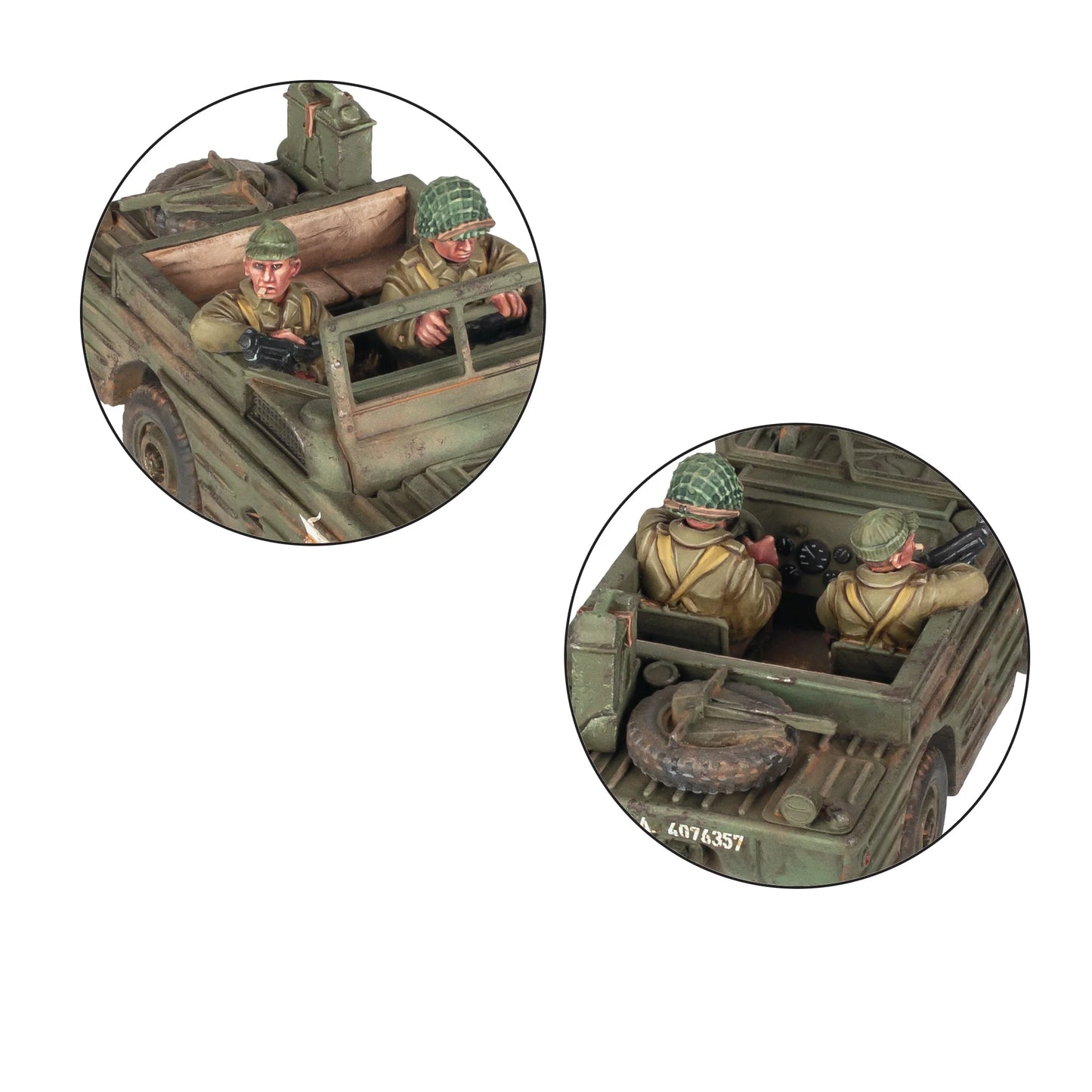 Ford GPA Amphibious Jeep with US Army Crew (Blister)