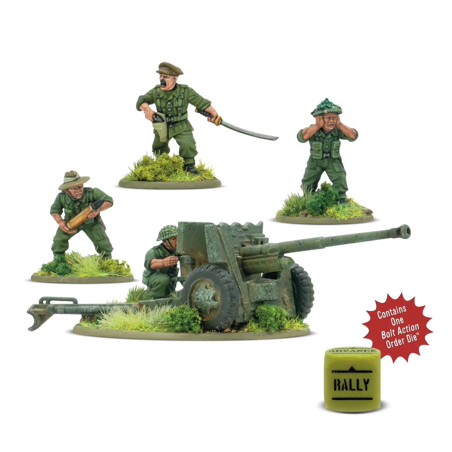 Gurkha 6-pounder anti-tank gun (Pre-Order 8/8/26)