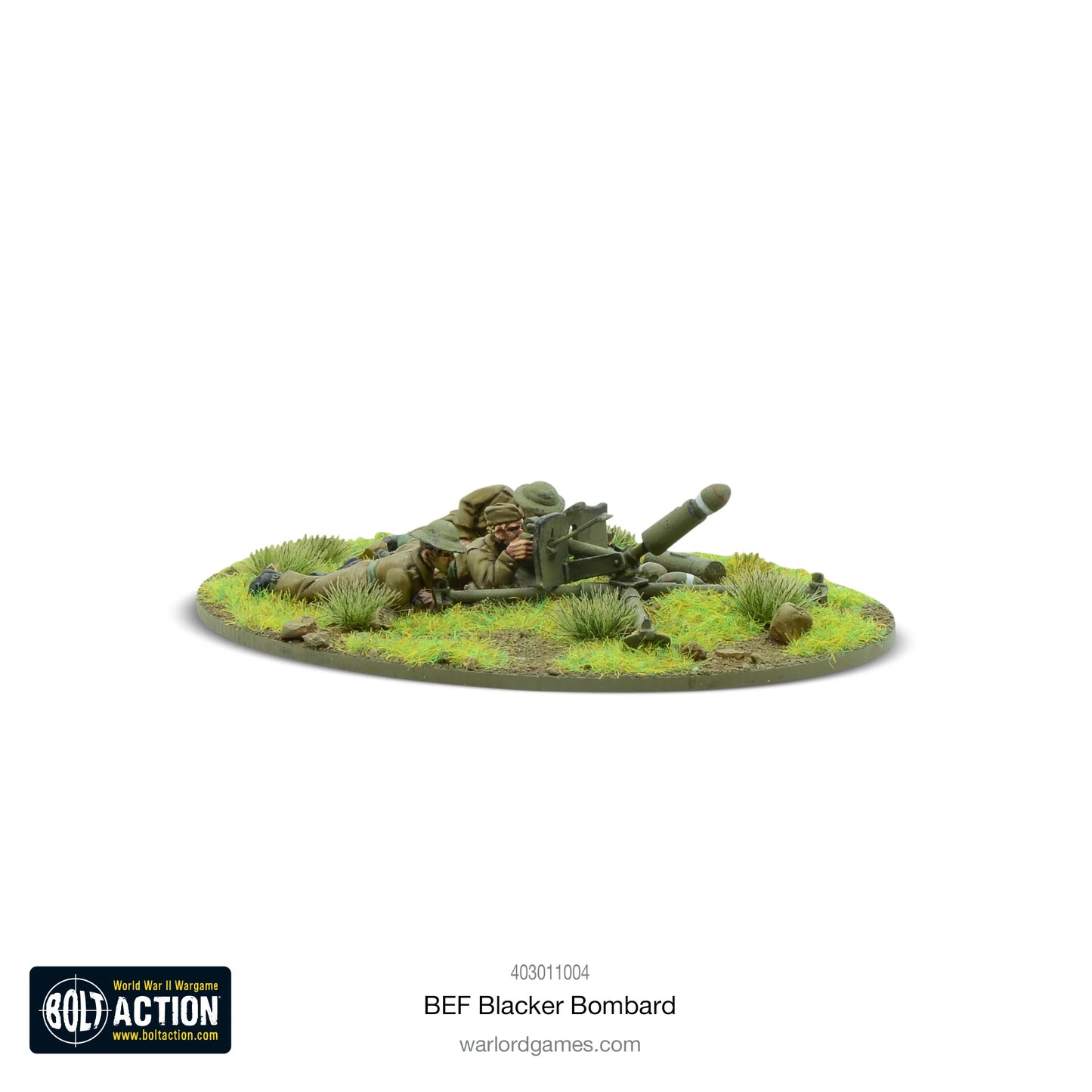 British blacker bombard (spigot mortar) (Blister)