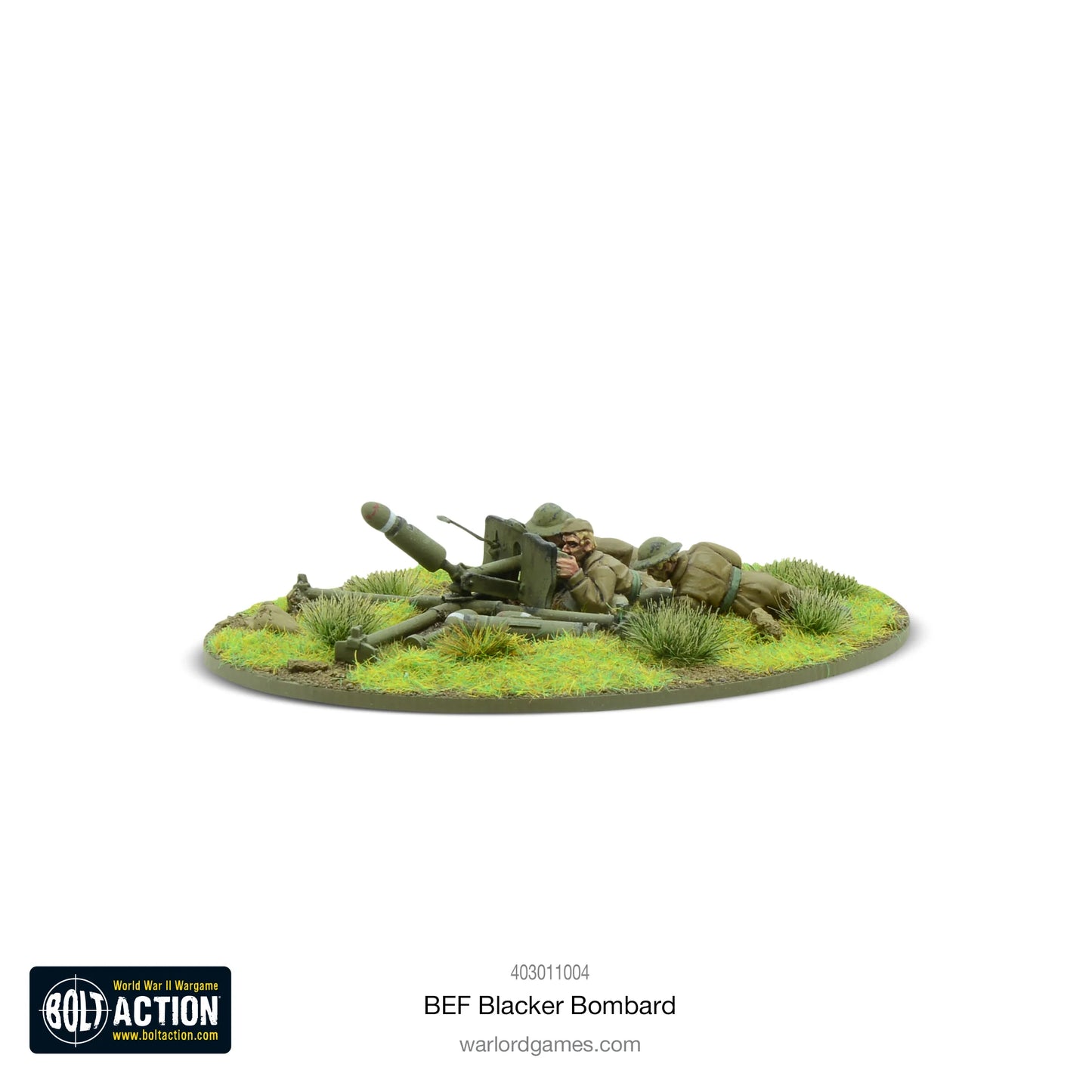 British blacker bombard (spigot mortar) (Blister)