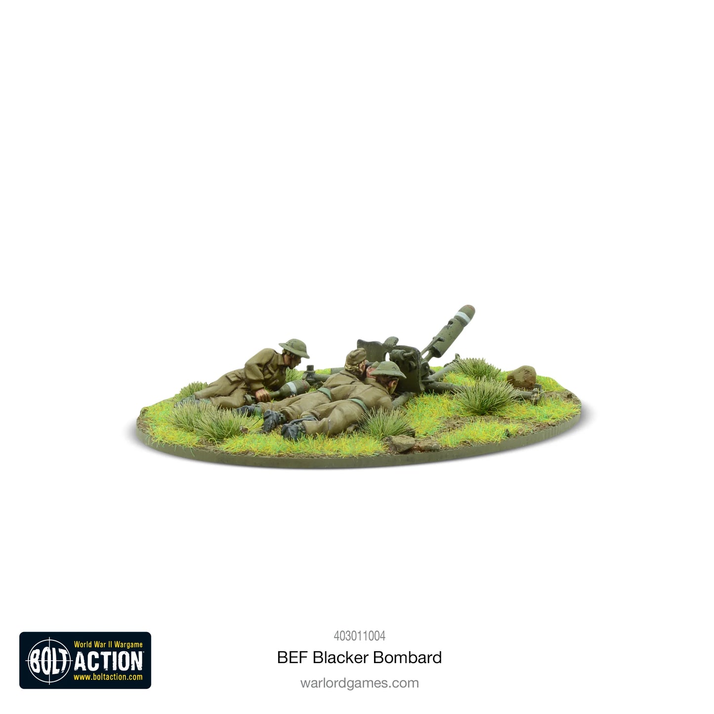 British blacker bombard (spigot mortar) (Blister)