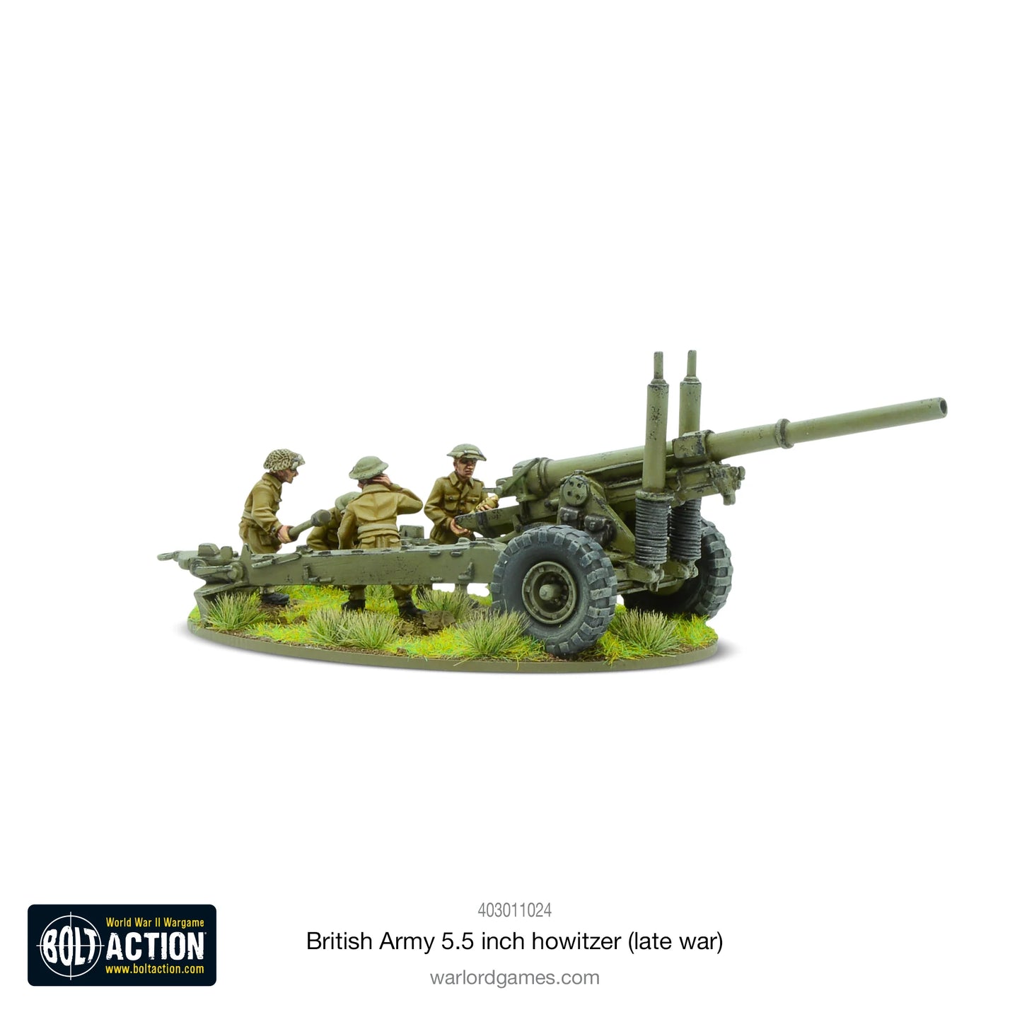 British Army 5.5 inch Howitzer (Late War) (Blister)