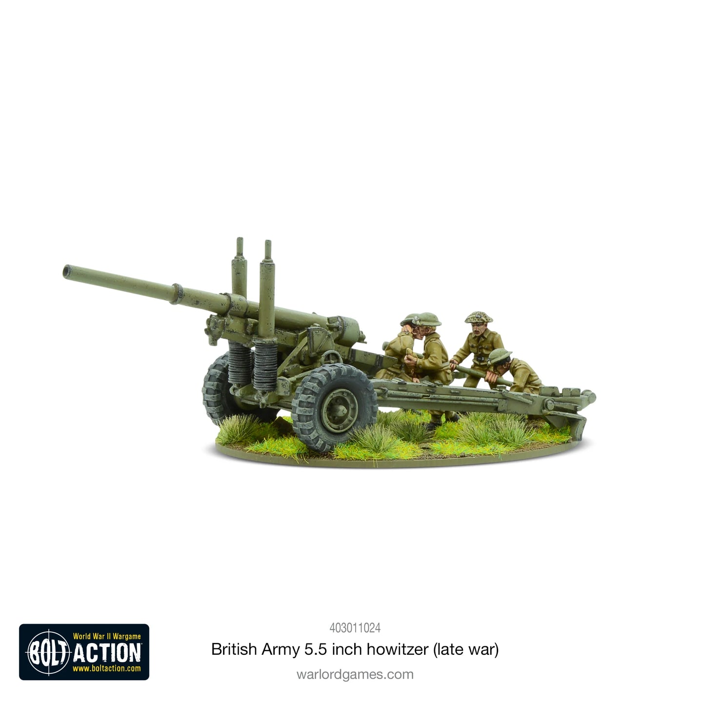 British Army 5.5 inch Howitzer (Late War) (Blister)