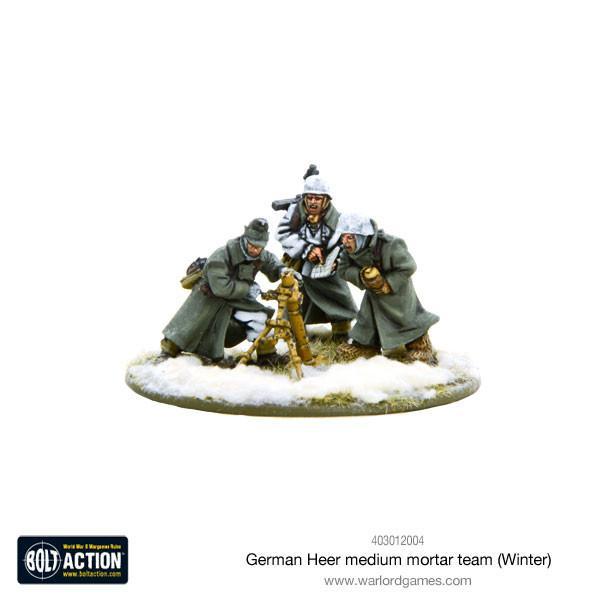 German Heer 81mm medium mortar team (Winter)