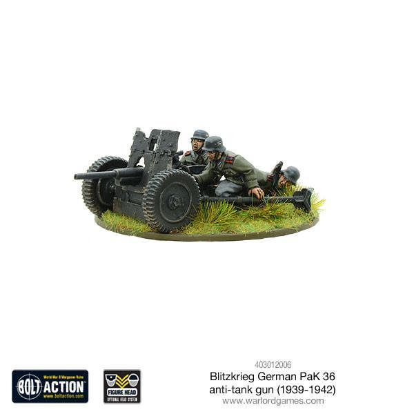 Blitzkrieg German 37mm PaK 36 anti-tank gun (1939-42) (Blister)