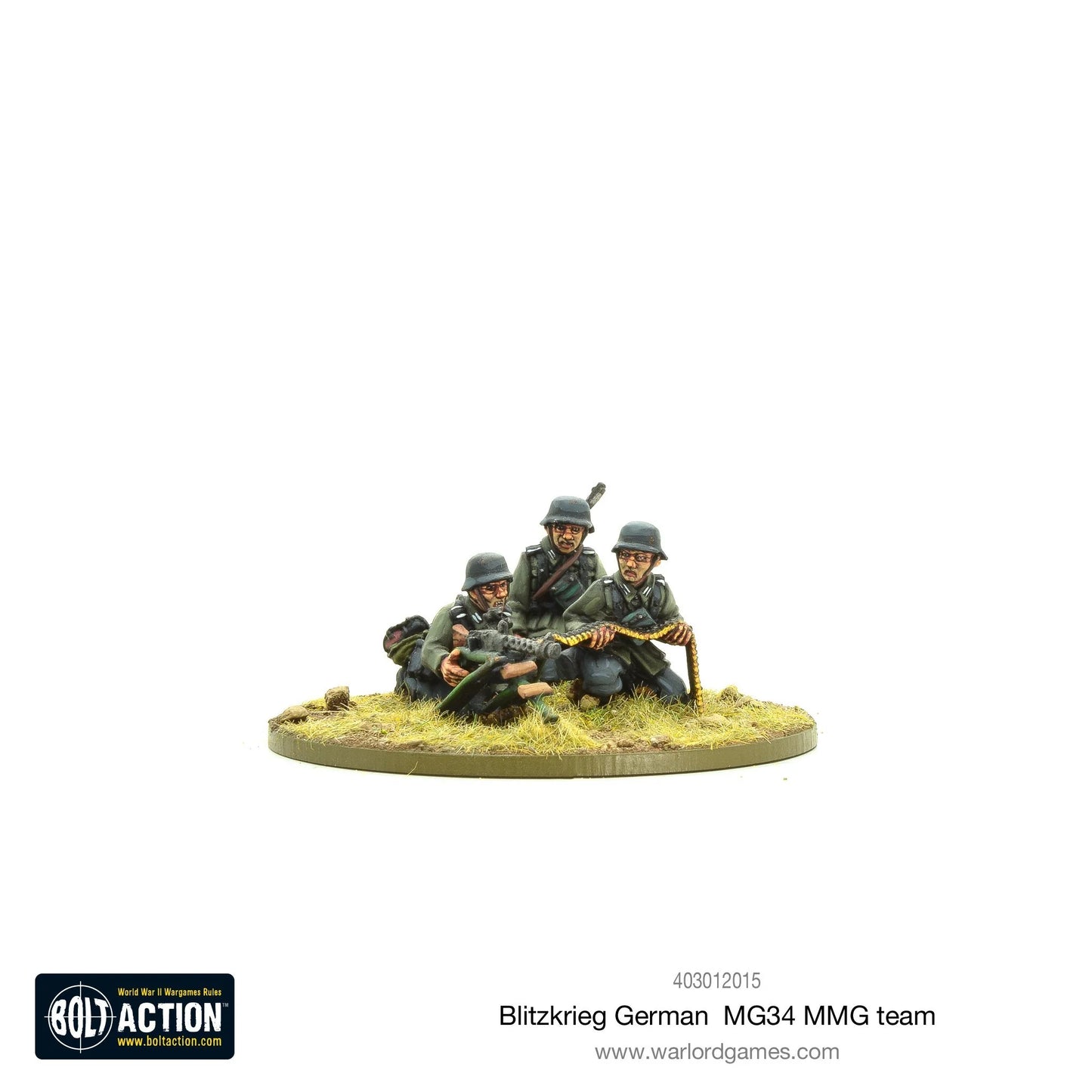 Blitzkrieg German MG34 MMG team (1939-42) (Blister)