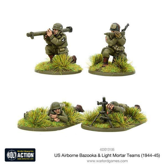 US Airborne Bazooka & light mortar teams (1944-45) (Blister)
