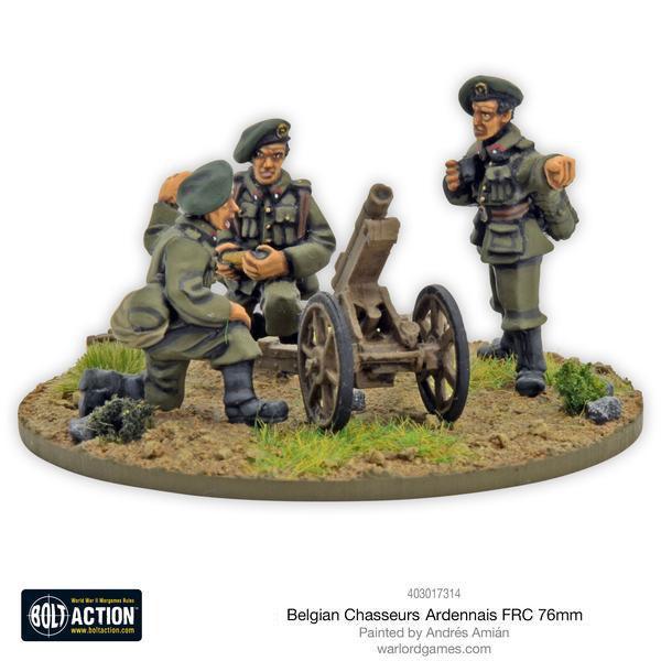 Belgian Chasseurs Ardennais FRC 47mm anti-tank gun (Blister)