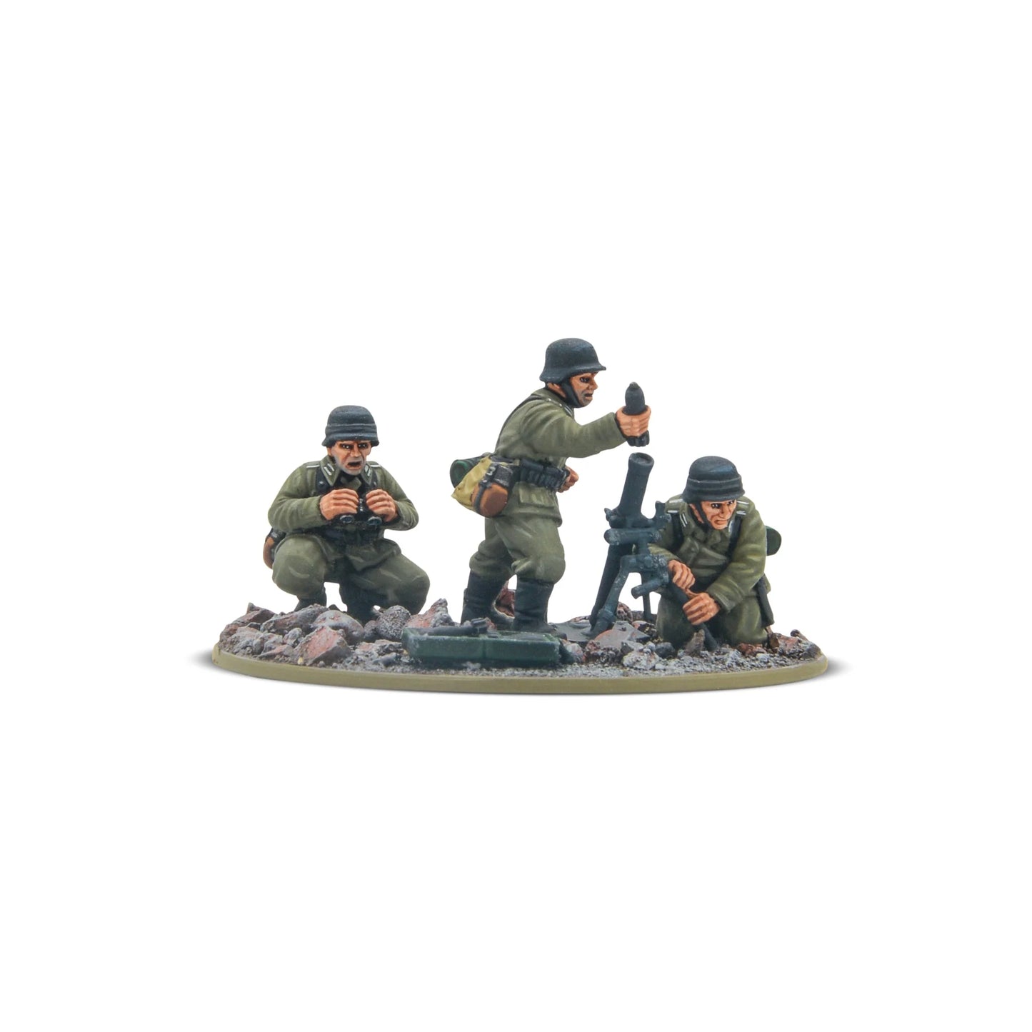 German Veteran Infantry Medium Mortar Team (Blister)