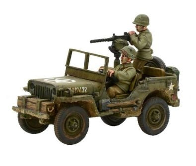 US Army Jeep with 30 cal MMG (Blister)