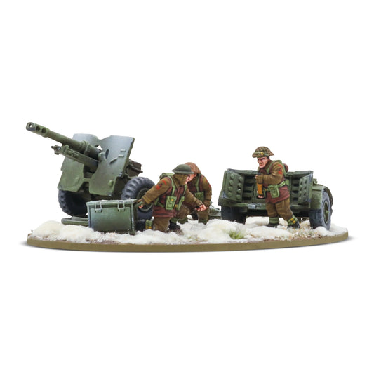 25-Pdr Light Howitzer with British Infantry (Winter) Crew (Pre-Order)