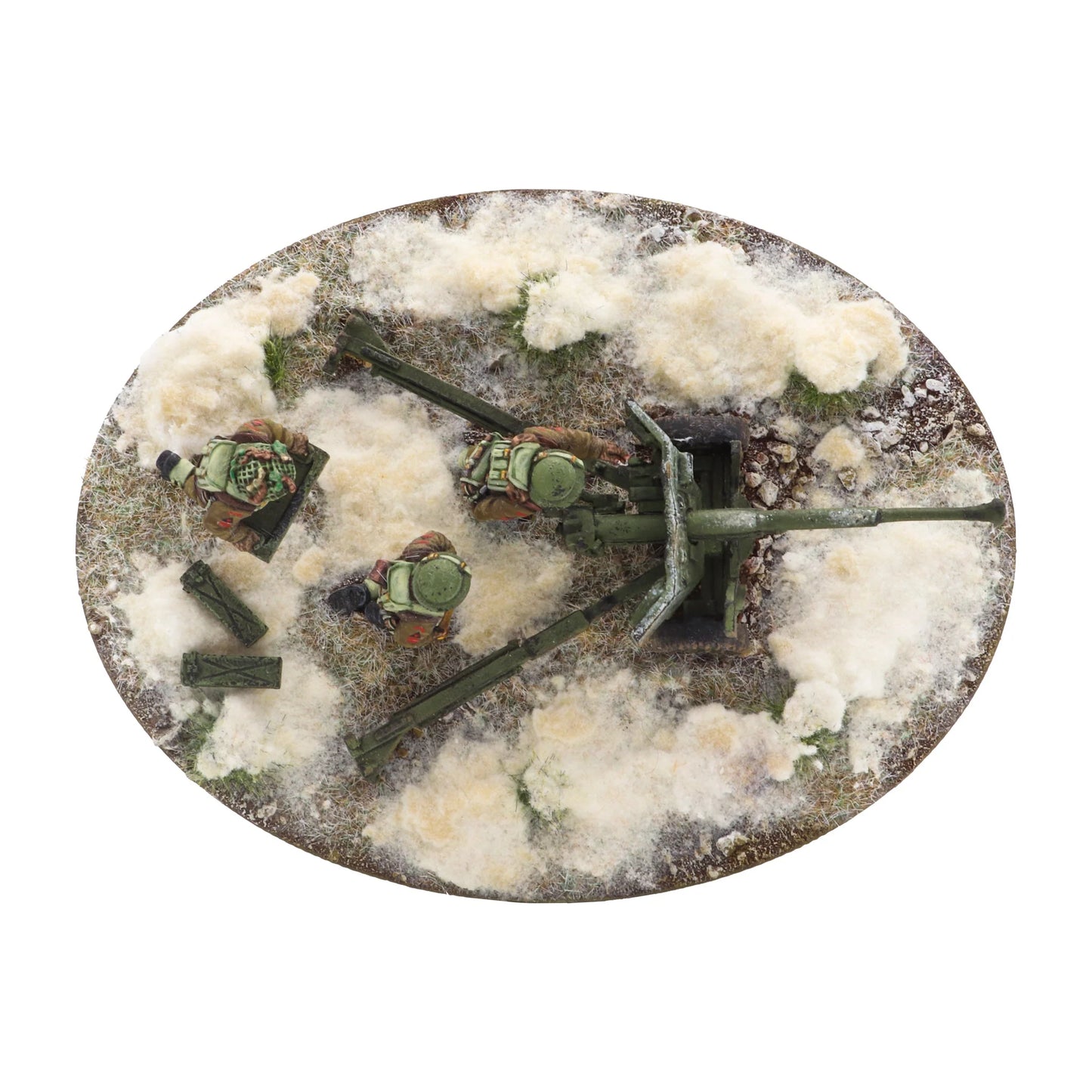 6 pdr anti-tank gun with British infantry (winter) crew (Pre-Order)