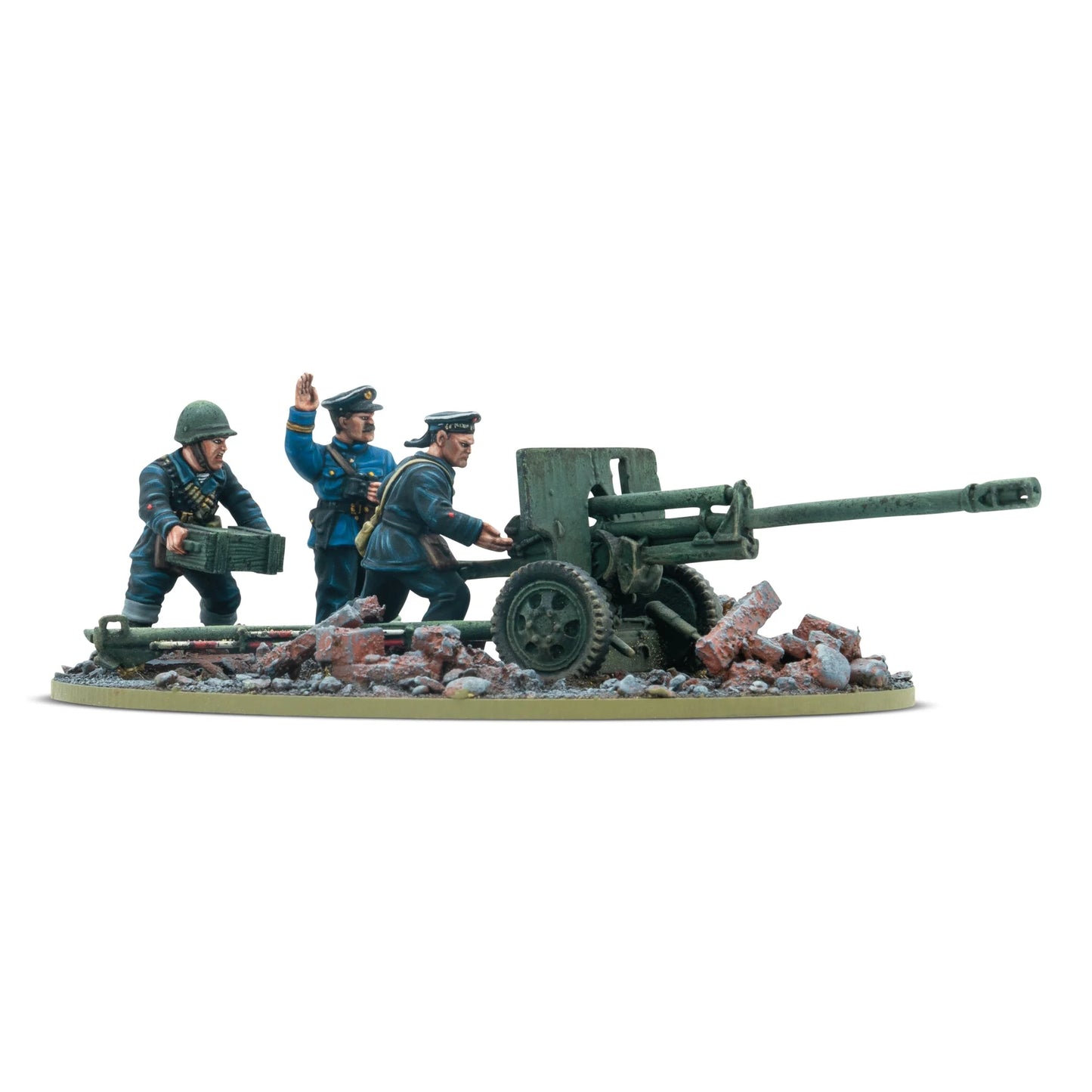 ZiS-3 DIvisional gun with Soviet Naval Brigade crew (Pre-Order)