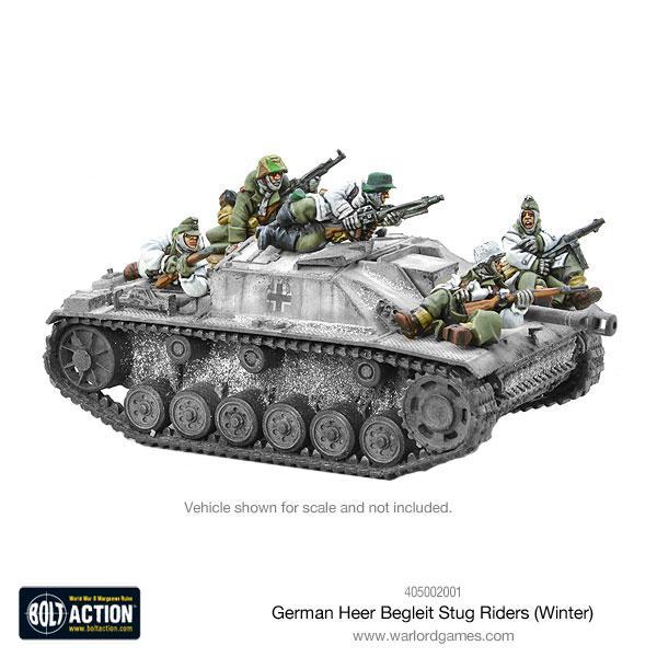 German Heer Begleit Stug riders (Winter) (Blister)
