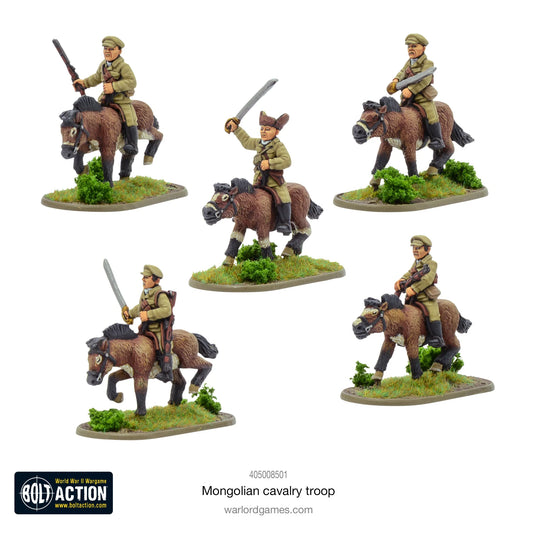 Mongolian Cavalry Troop (Blister)
