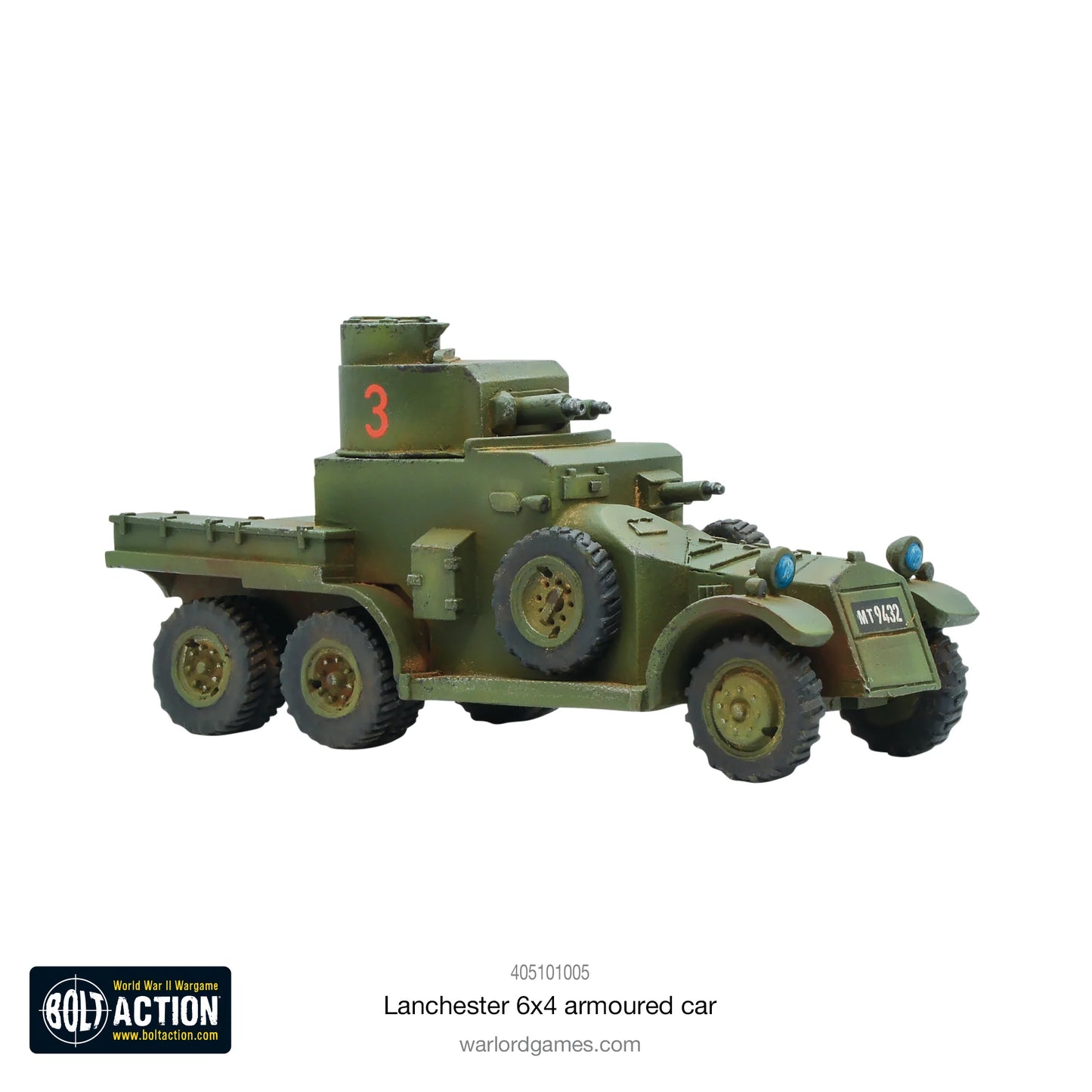 Lanchester 6x4 armoured car (Pack)