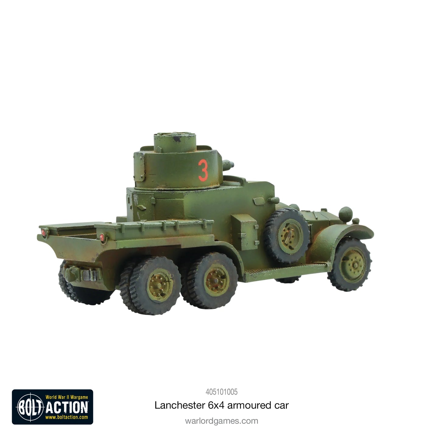Lanchester 6x4 armoured car (Pack)