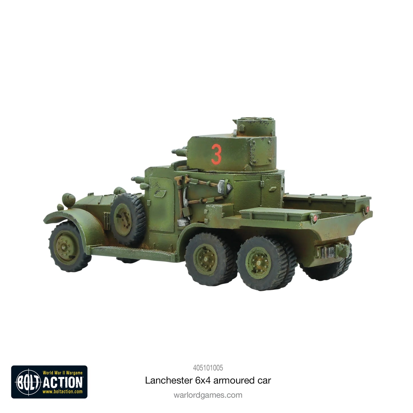 Lanchester 6x4 armoured car (Pack)