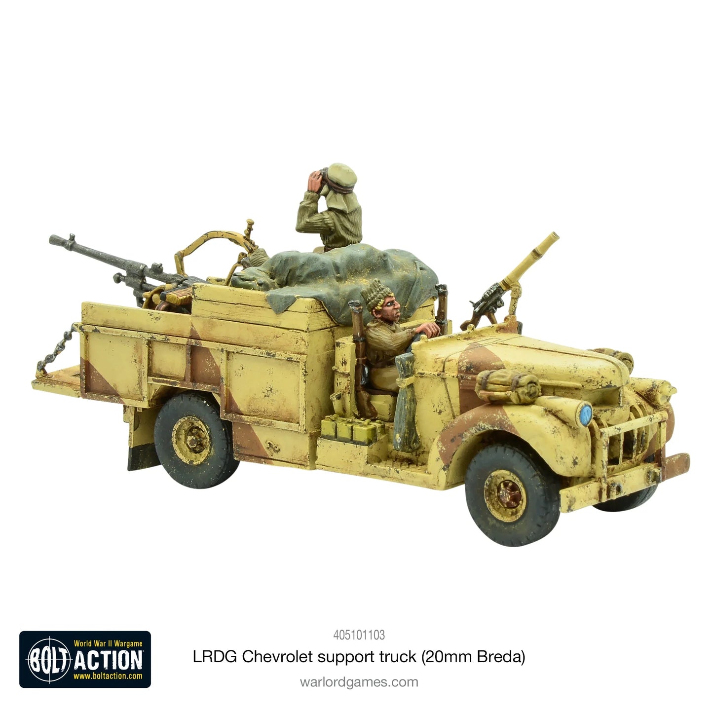 LRDG Chevrolet support truck (20mm Breda) (Pack)