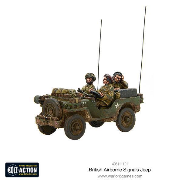 British Airborne Signals Jeep (Blister)