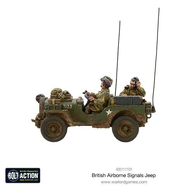 British Airborne Signals Jeep (Blister)