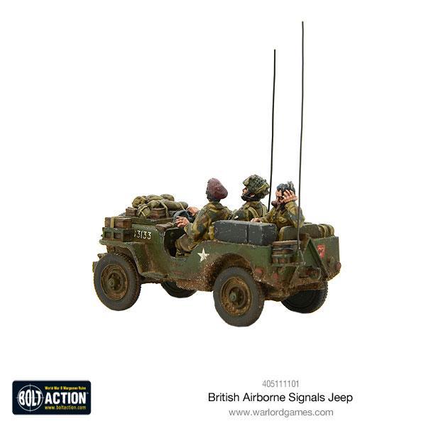 British Airborne Signals Jeep (Blister)