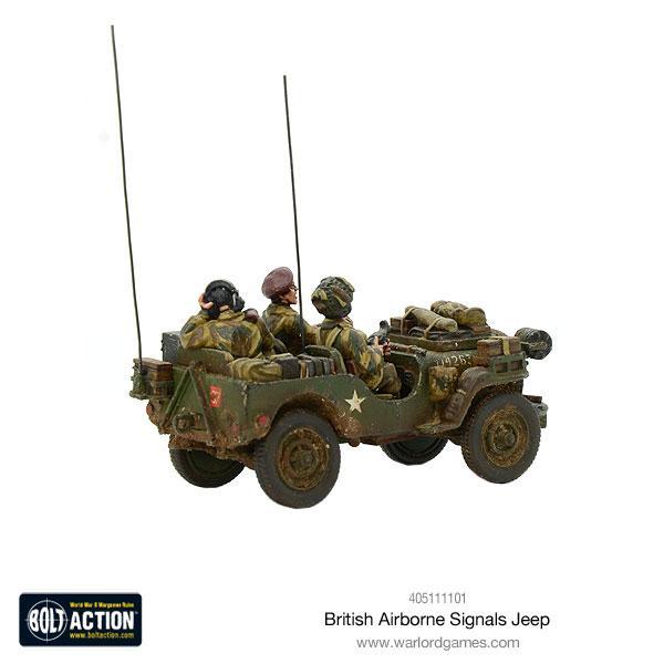 British Airborne Signals Jeep (Blister)