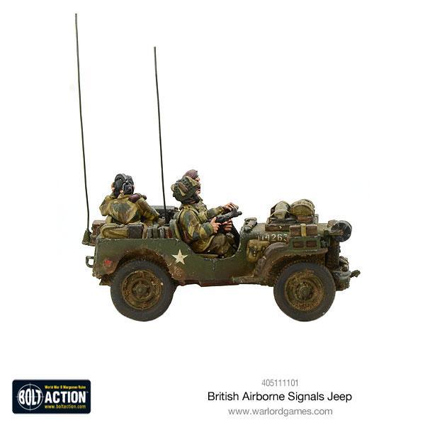 British Airborne Signals Jeep (Blister)