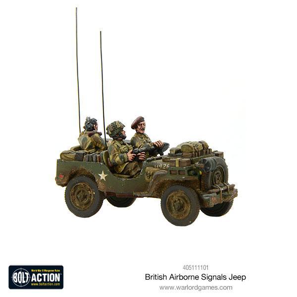 British Airborne Signals Jeep (Blister)