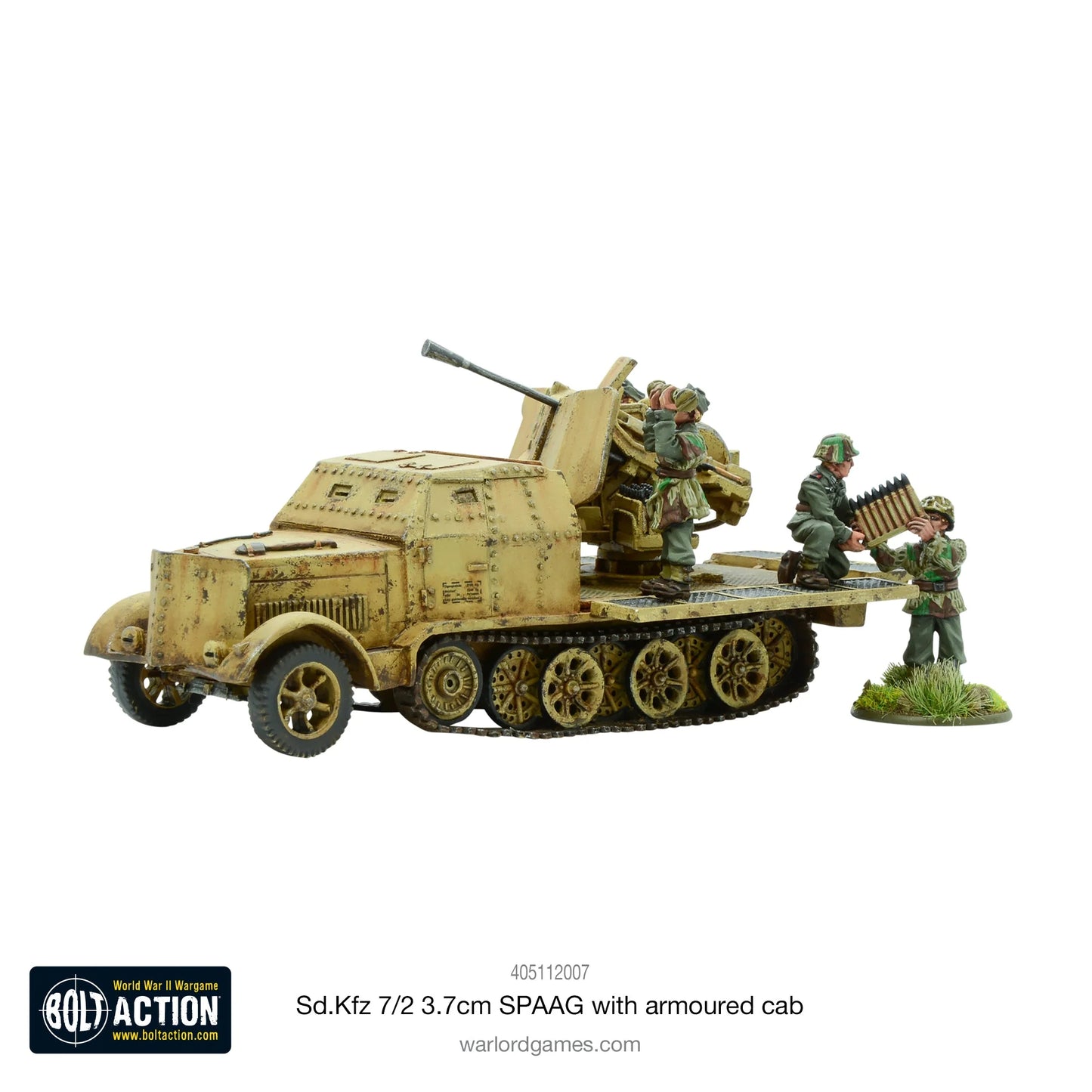 Sd.Kfz 7/2 3.7cm SPAAG with armoured cab (Pack)