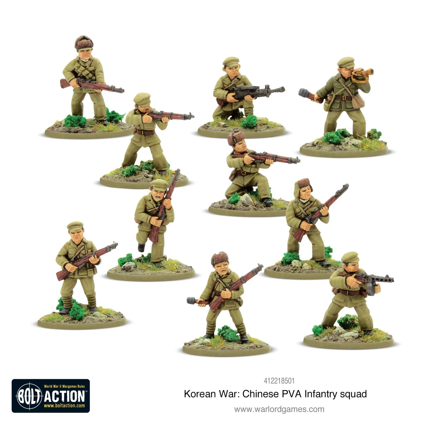 Chinese PVA Infantry Squad (Small Box)