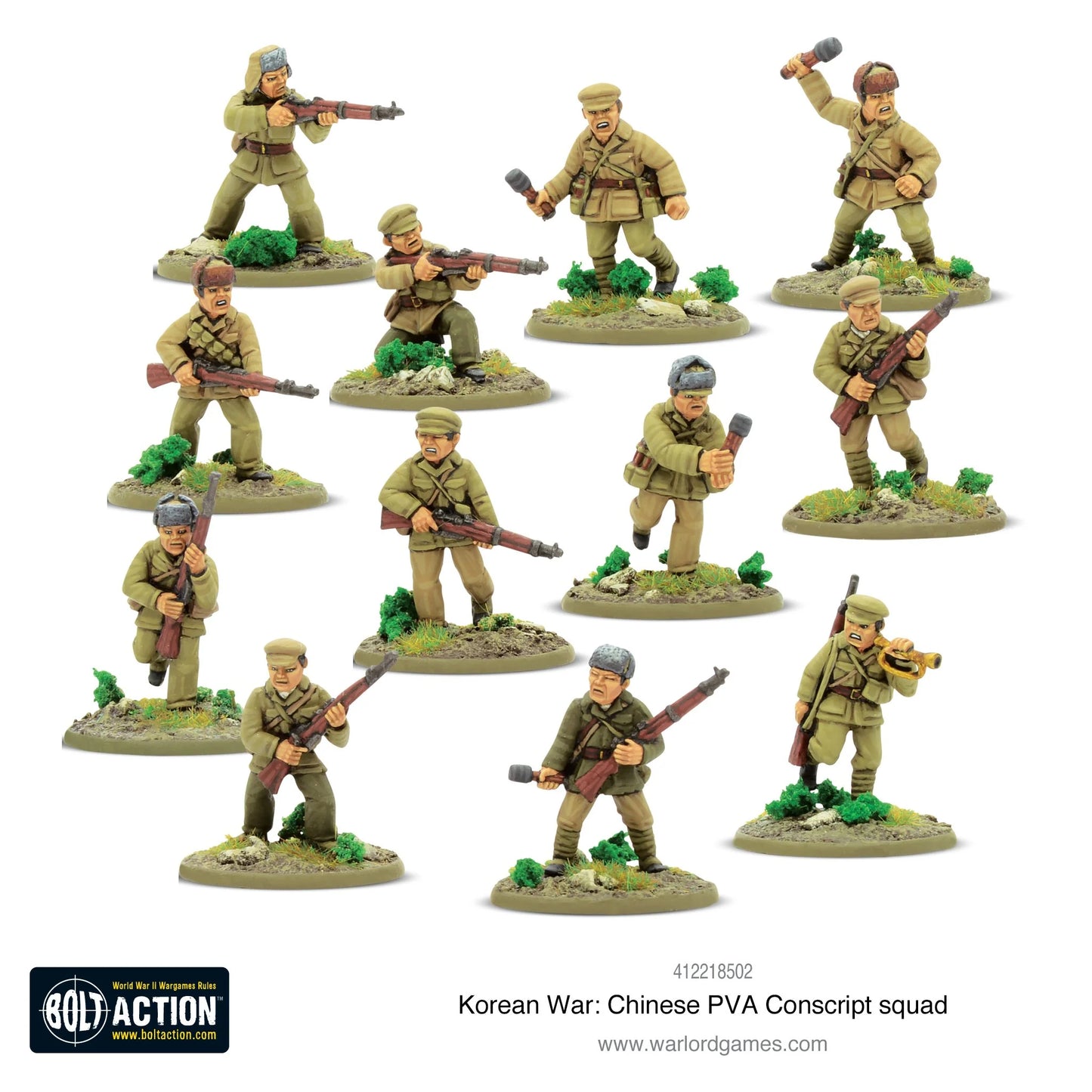 Chinese PVA Conscript Squad (Small Box)