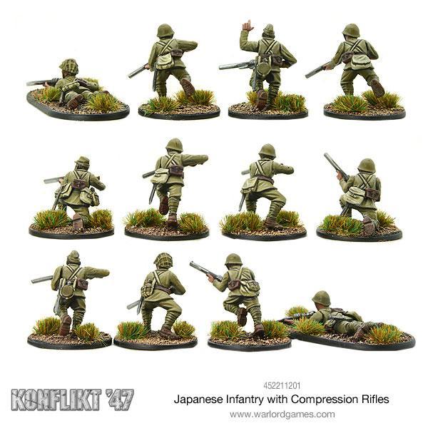 Japanese Infantry with Compression Rifles (Special Order)