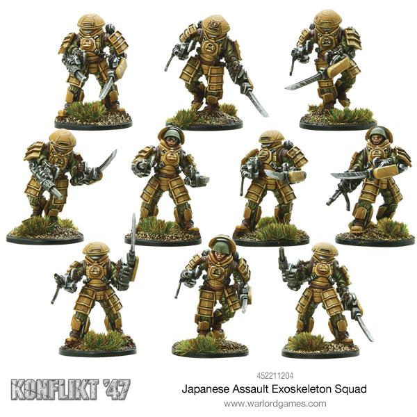 Japanese Assault Exo skeleton squad (Special Order)
