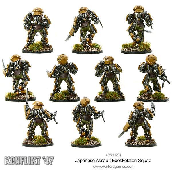 Japanese Assault Exo skeleton squad (Special Order)