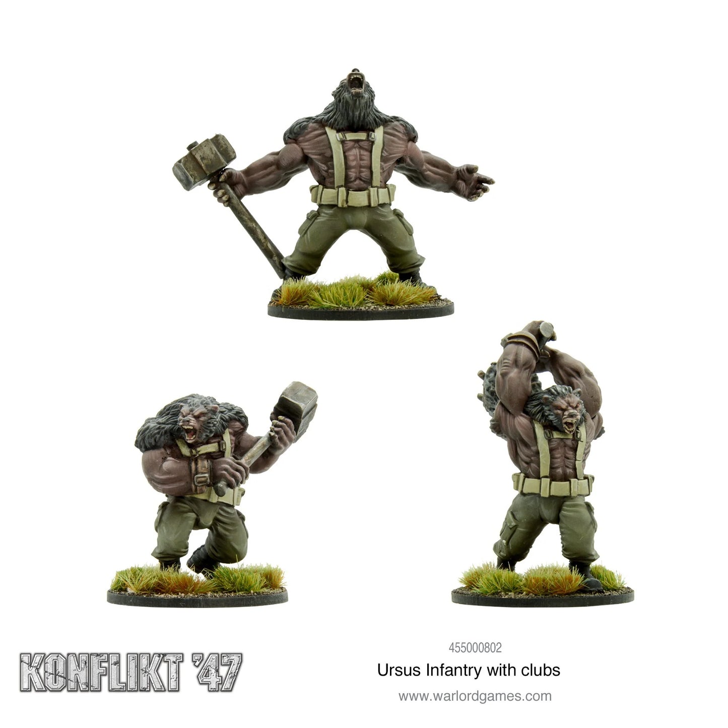 Ursus Infantry with clubs (Special Order)