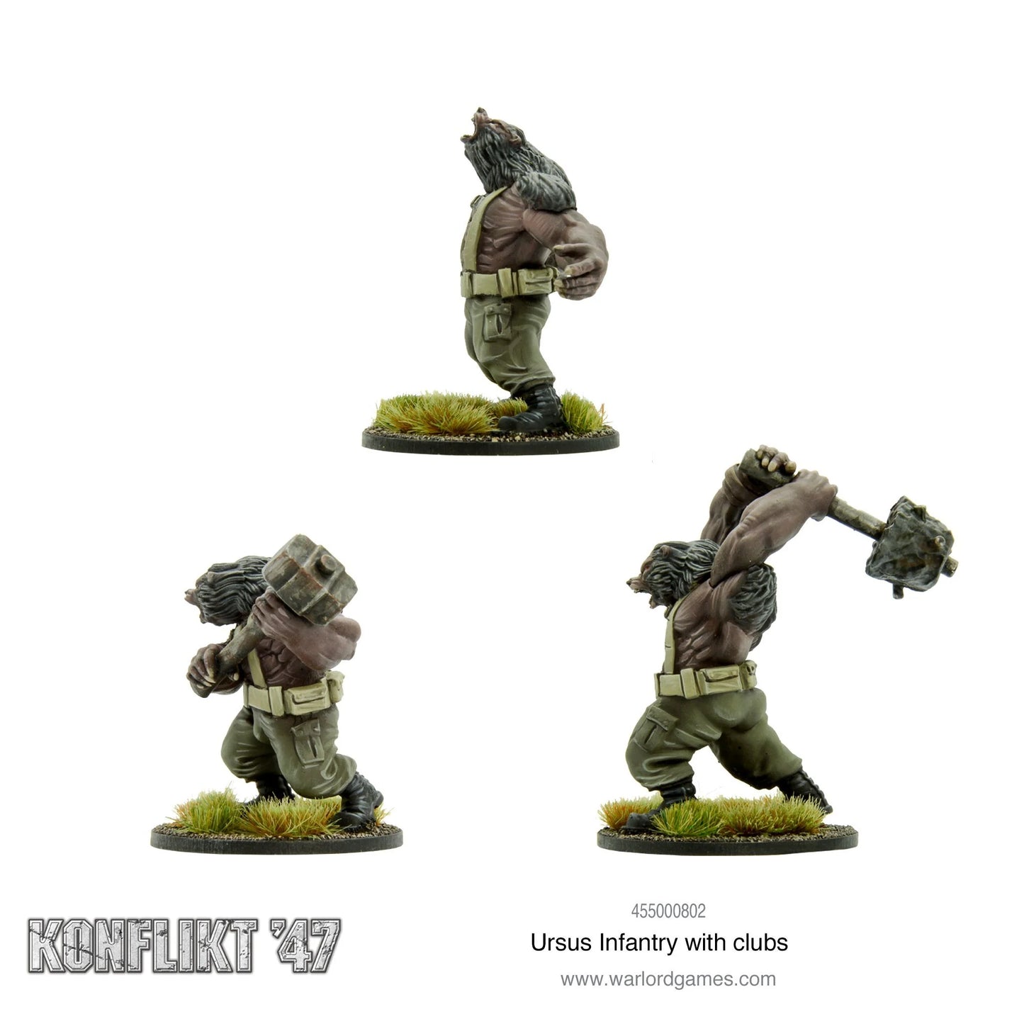 Ursus Infantry with clubs (Special Order)